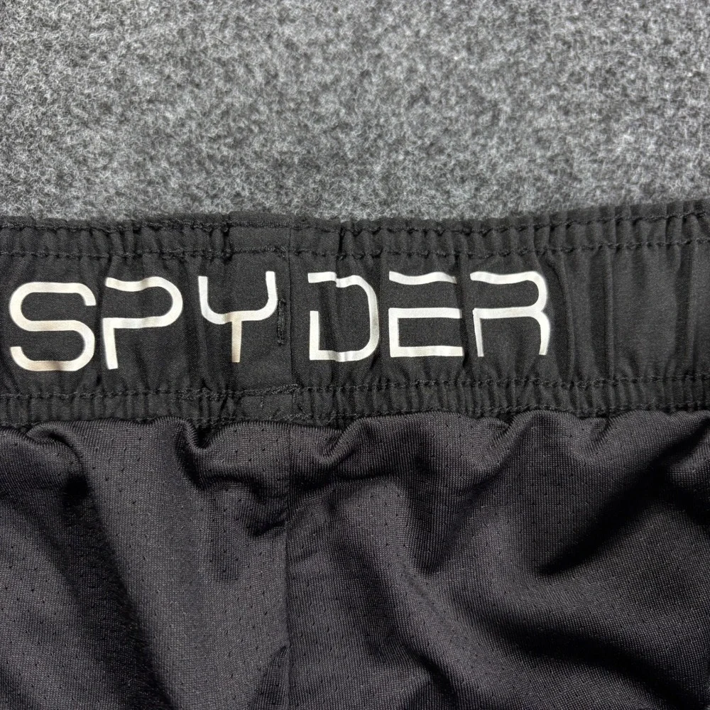 Spyder Swim Shorts Mens XL Black Spyder Swim Board Shorts UV Protection Active